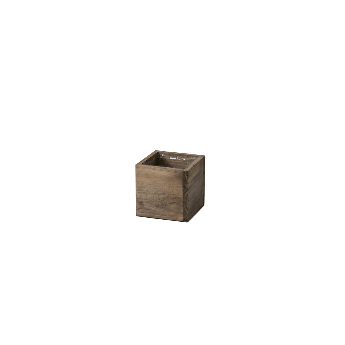 Design Shop Natural Woodland Planter Box, 4" X 4".