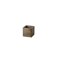 Design Shop Natural Woodland Planter Box, 4" X 4".