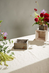 Design Shop Natural Woodland Planter, 7" X 3.5".