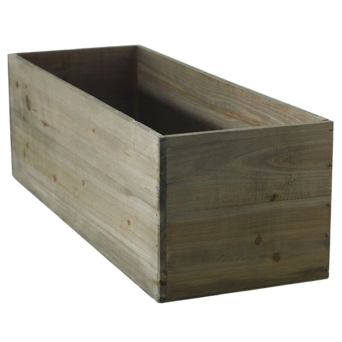 Design Shop Natural Woodland Planter, 18.25" X 5.75".