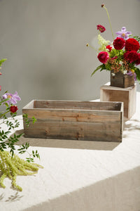 Design Shop Natural Woodland Planter, 18.25" X 5.75".