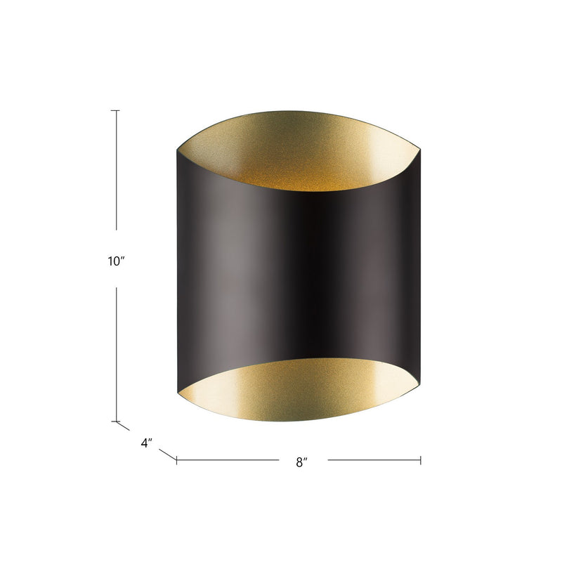 Kuzco Lighting - 601471BK-LED - LED Wall Sconce - Preston - Black