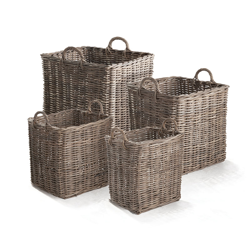 Design Shop Normandy Square Apple Baskets, Set Of 4