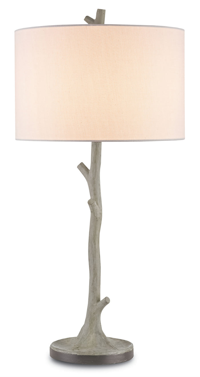 Currey and Company One Light Table Lamp from the Beaujon collection in Portland/Aged Steel finish