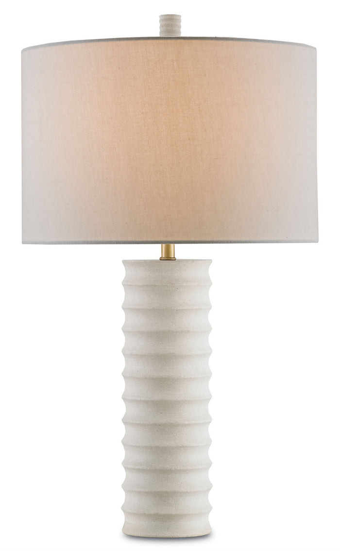 Currey and Company One Light Table Lamp from the Snowdrop collection in Natural finish