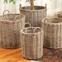 Design Shop Normandy Round Baskets, Set Of 4