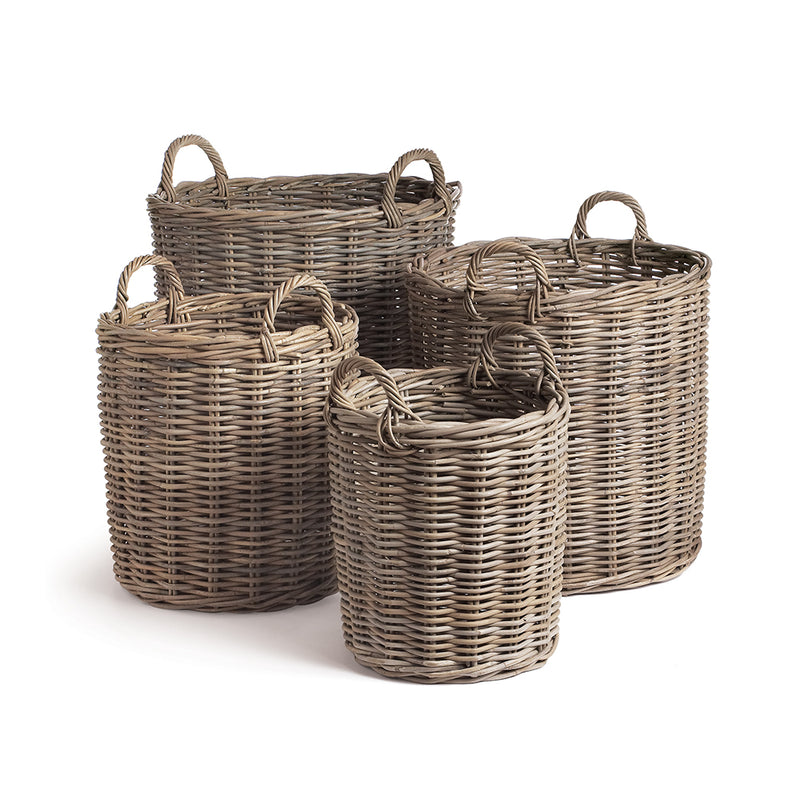 Design Shop Normandy Round Baskets, Set Of 4