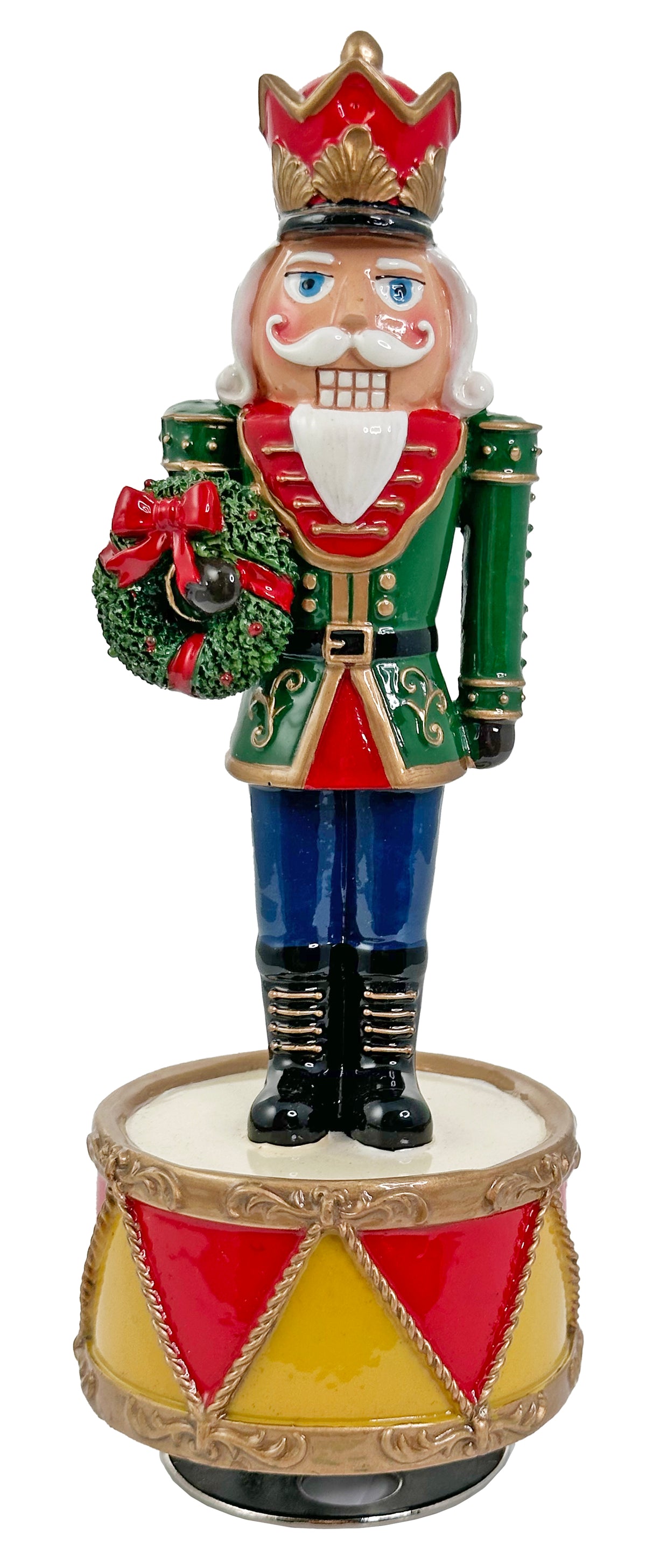 Design Shop 22cm Nutcracker Holding Wreath