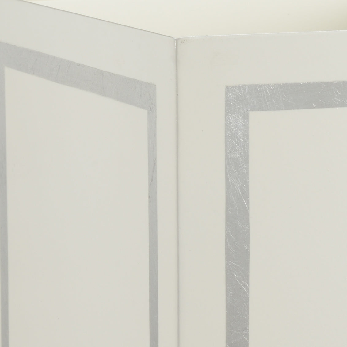 Chelsea House Ibiza Wastebasket - Silver