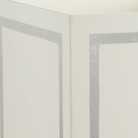 Chelsea House Ibiza Wastebasket - Silver