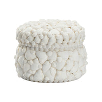 Chelsea House Round White Shell Box