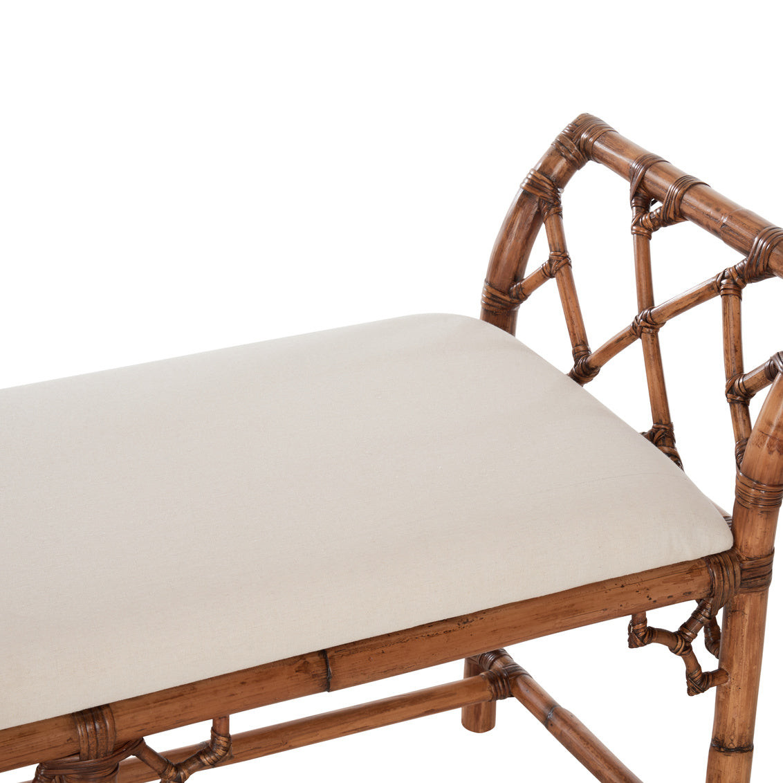 Chelsea House Chippendale Bamboo Regency Bench - Brown