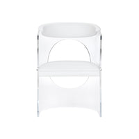 Wildwood Baran Barrel Back Chair - White