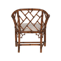 Chelsea House Chippendale Bamboo Arm Chair - Brown