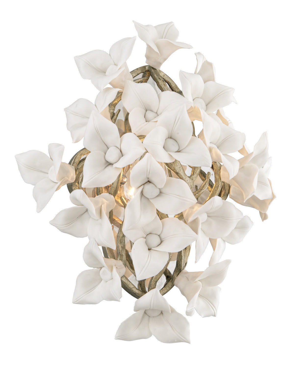 Corbett Lighting - 211-12-SGL - One Light Wall Sconce - Lily - Stria Gold Leaf