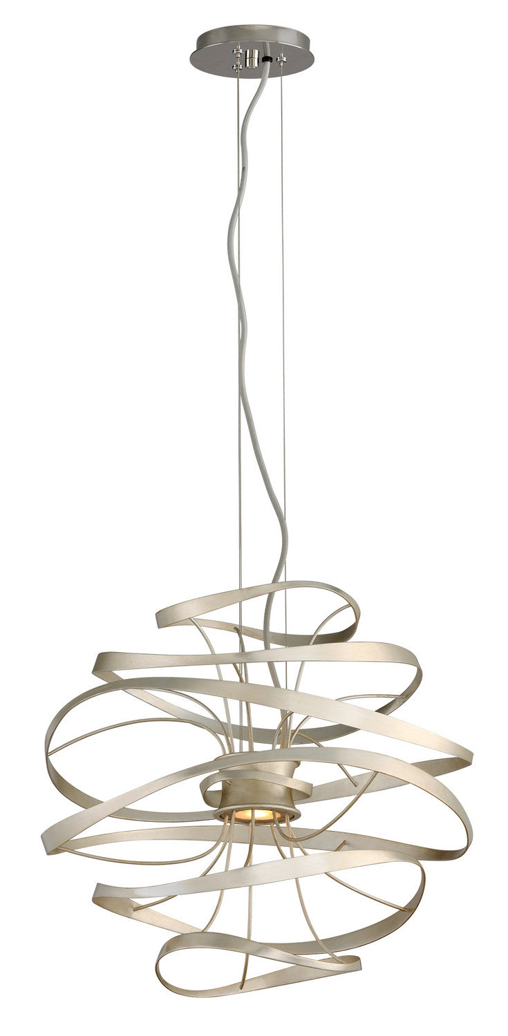 Corbett Lighting - 213-41-SL/SS - LED Chandelier - Calligraphy - Silver Leaf