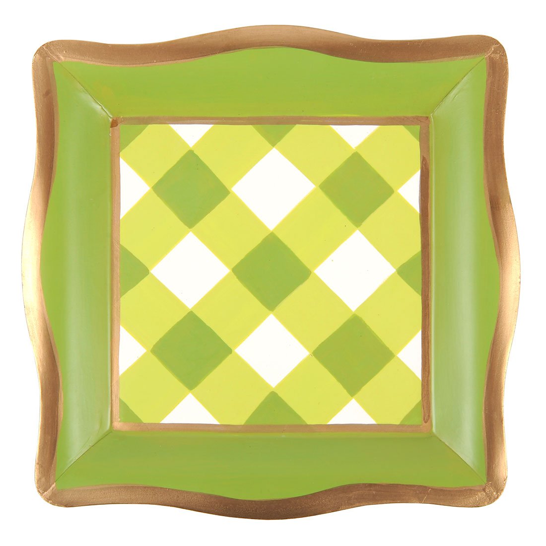 Gingham Social Tray