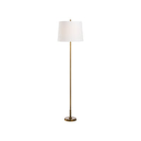 Chelsea House Underwood Floor Lamp - Aged Brass