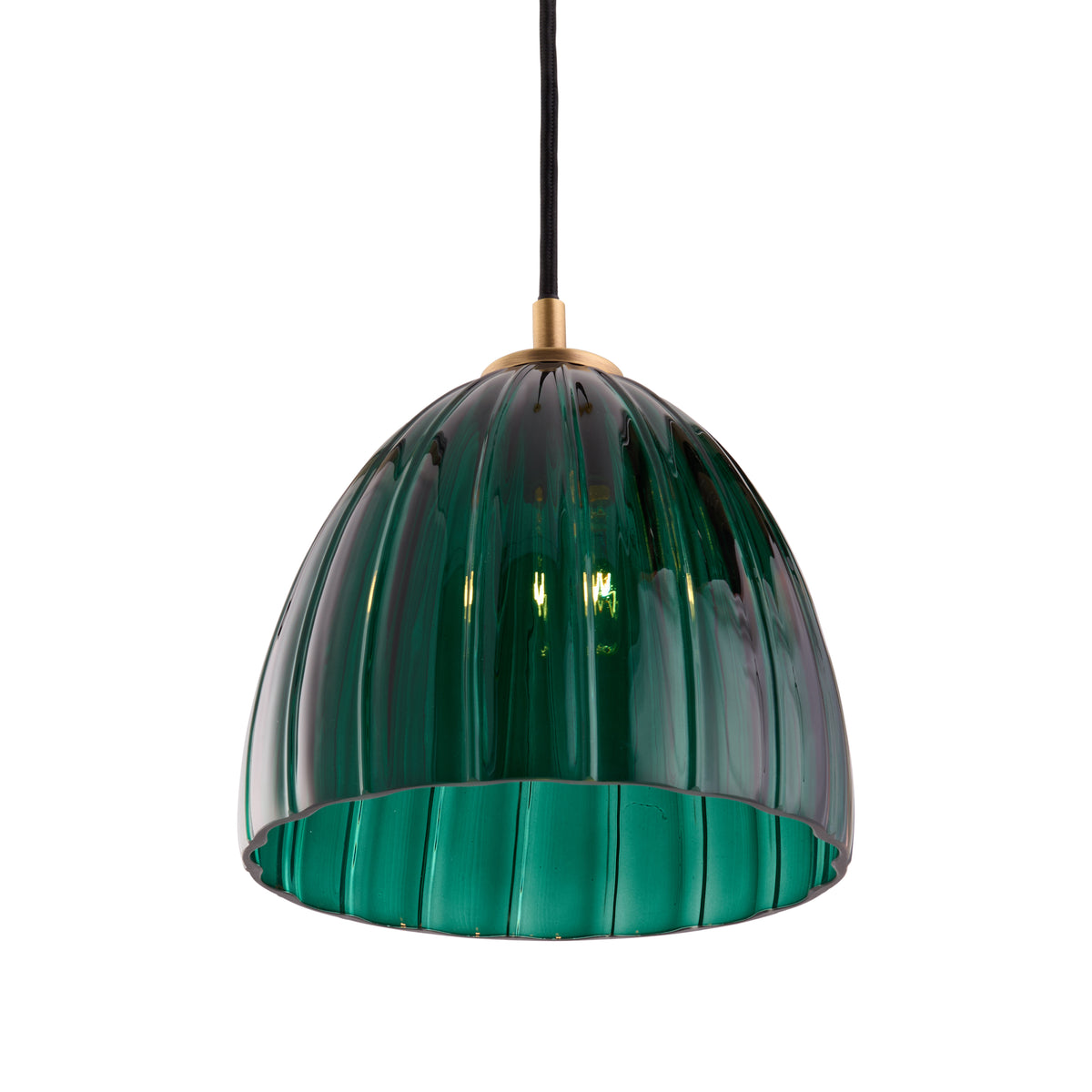 Wildwood Caterina Single Pendant - Emerald Green