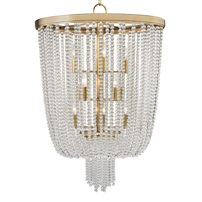 Hudson Valley - 9026-AGB - 12 Light Pendant - Royalton - Aged Brass