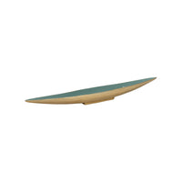Chelsea House Elongated Green Enameled Bowl