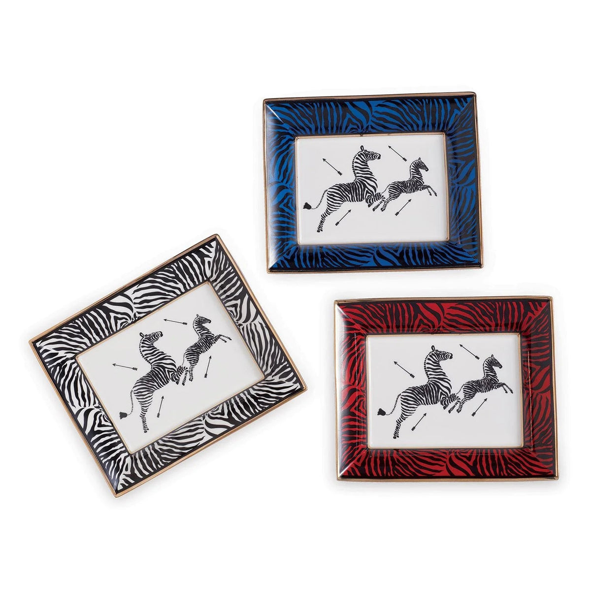 Scalamandré Zebra Plates (Set of 3)