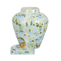 Chelsea House Lumberton Jar With Lid - Blue/Green