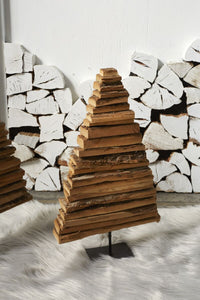 Design Shop Natural Lindenwood Tree, 11" X 18".