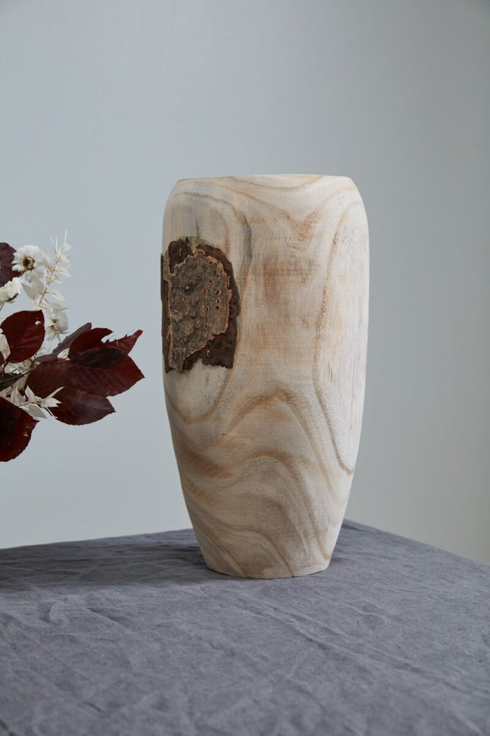 Design Shop Natural Yucca Collection Vase, 7" X 15.25".