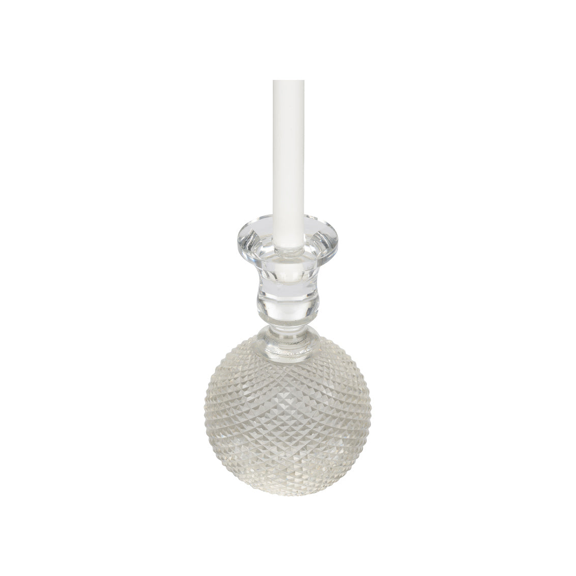 Chelsea House Glass Round Candleholder
