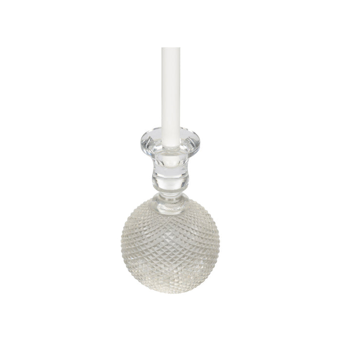 Chelsea House Glass Round Candleholder