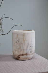 Design Shop Natural Elmwood Collection Planter, 12.5" X 15.5".