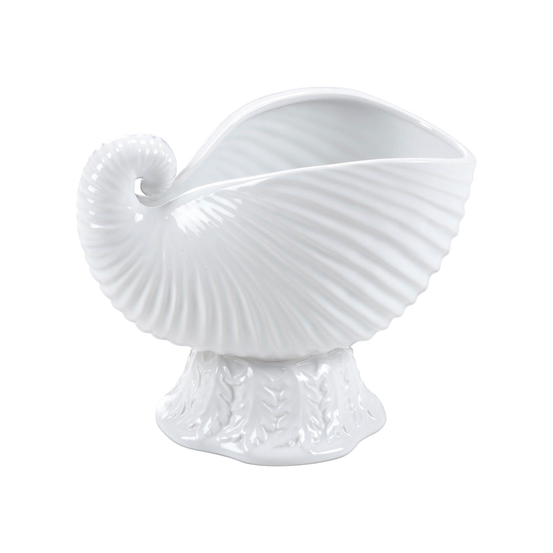 Wildwood Concha Cachepot - White
