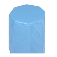 Chelsea House Andreu Garden Stool - Blue