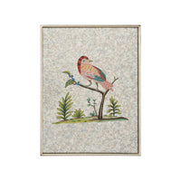 Chelsea House Square Antiqued Mirrored Bird-D