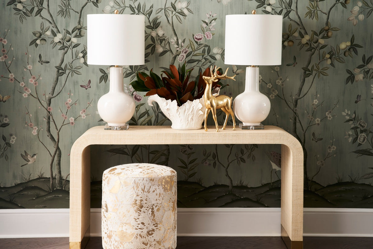 Chelsea House Acanthus Leaf Bowl - Cream