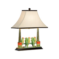 Wildwood Budgies Lamp