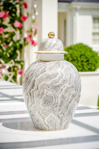 Chelsea House Marbled Gray Urn