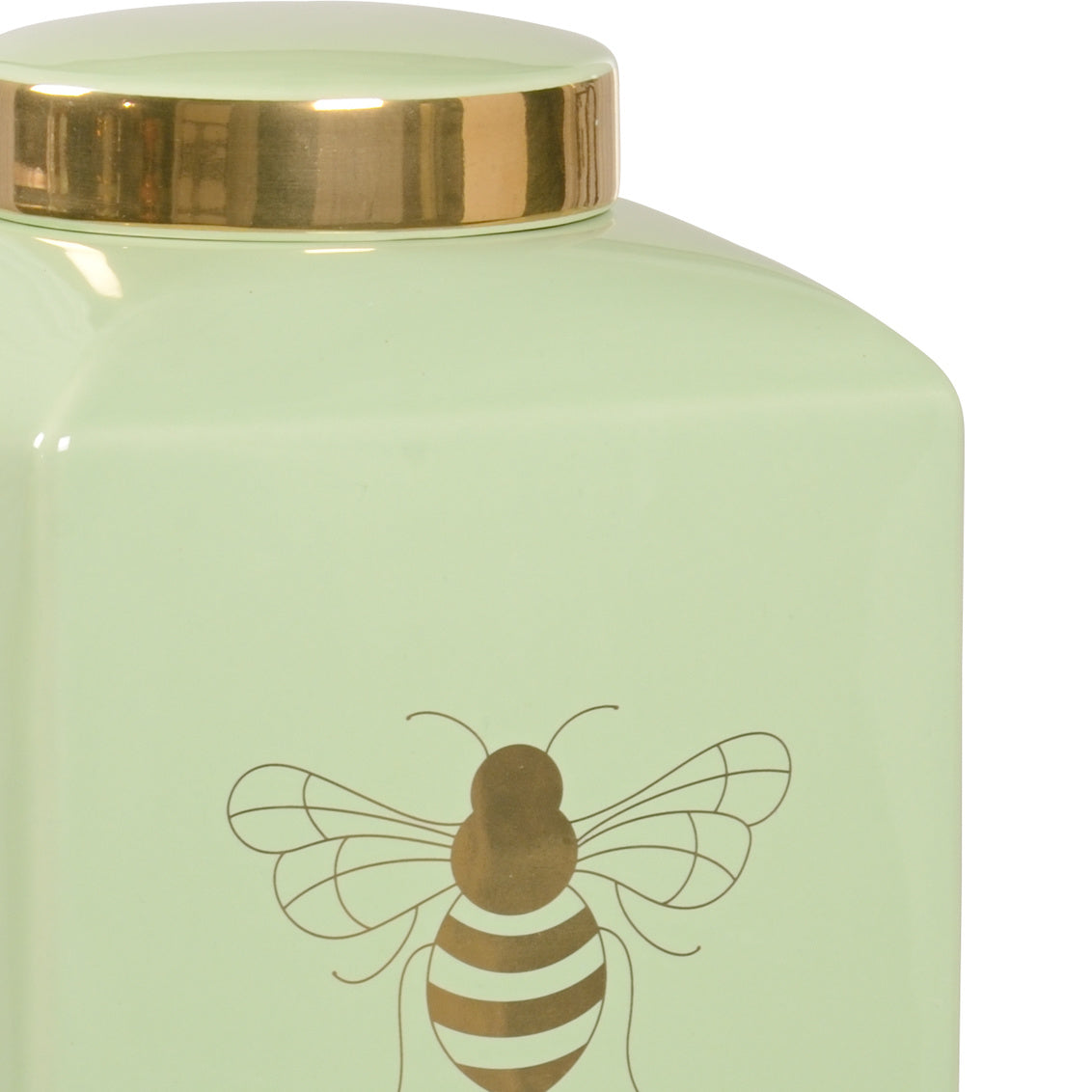 Chelsea House Bee Gracious Ginger Jar - Pistachio