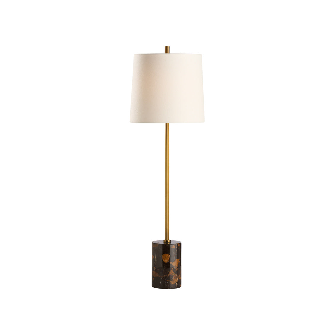 Chelsea House Lambeth Table Lamp-Brown  Marble