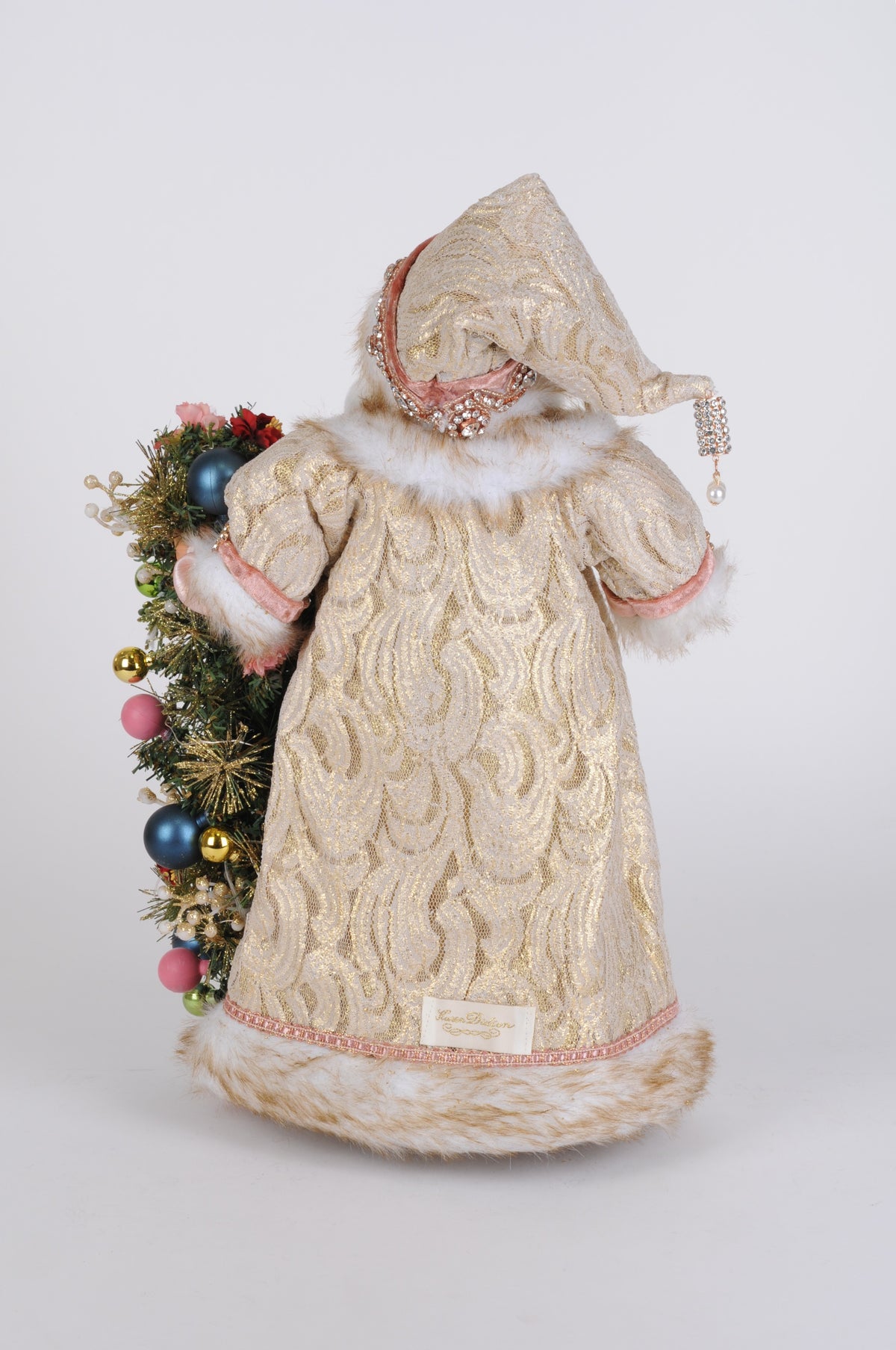 Karen Didion Lighted Victorian Elegance Santa