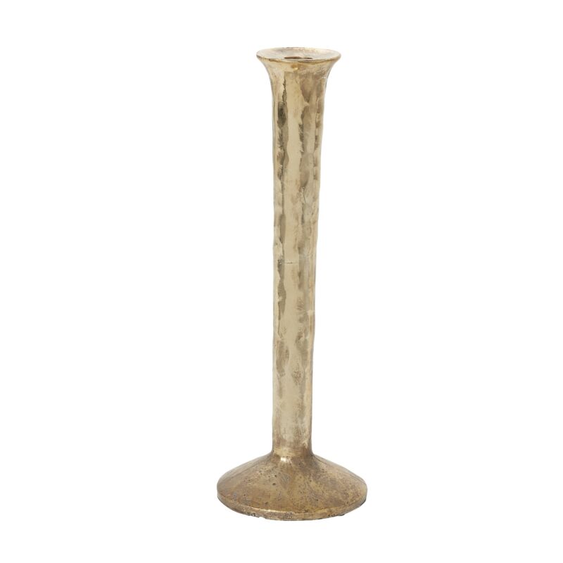 Design Shop Gold Krysos Candlestick, 5" X 15".