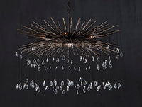 Currey and Company - 9451 - Six Light Chandelier - Fen Collection - Cupertino