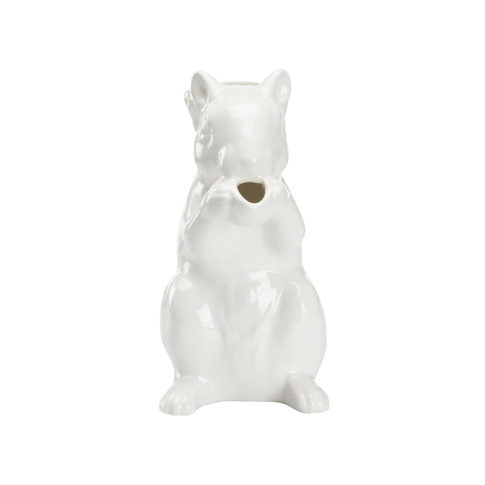 Chelsea House Squirrel Pitcher - White