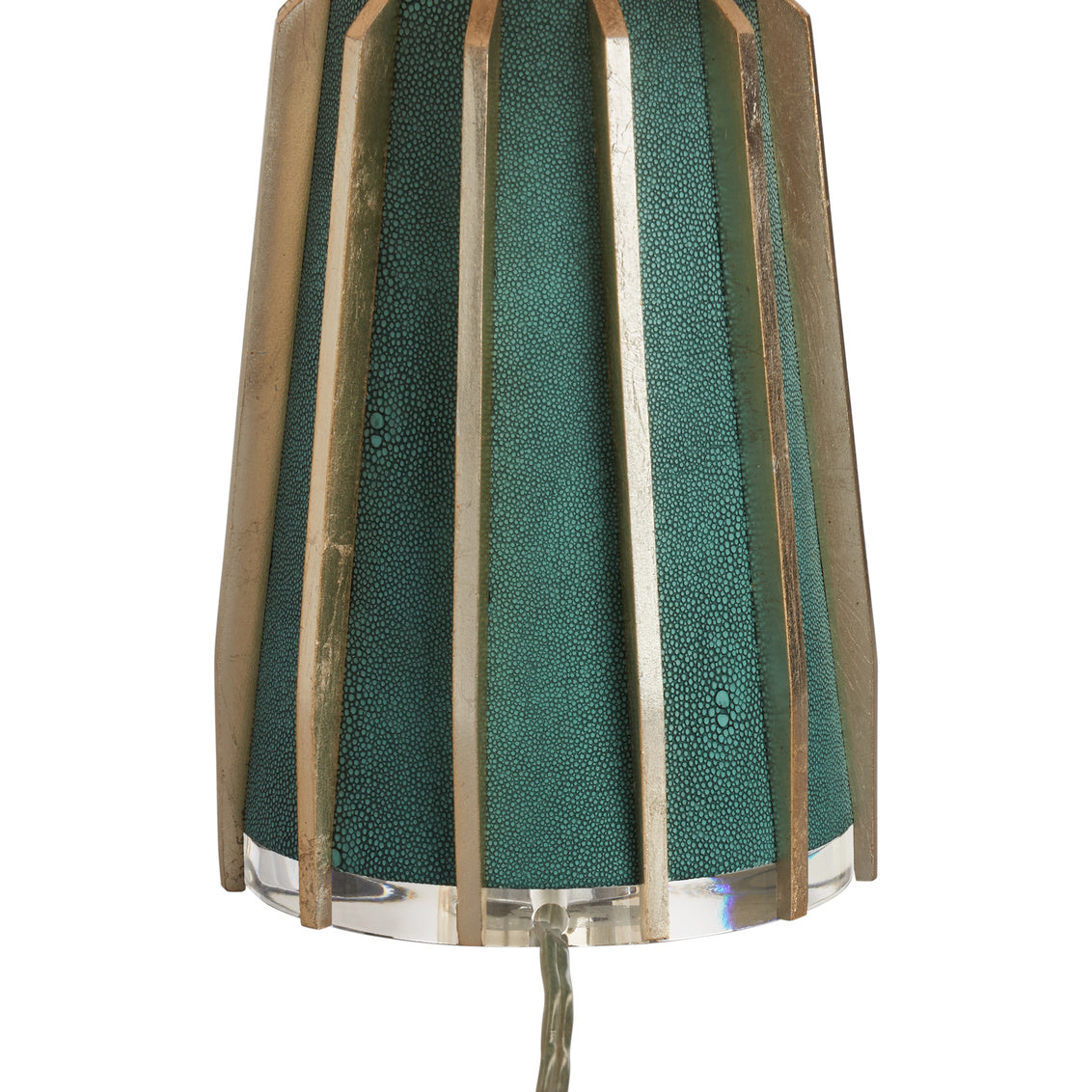Chelsea House Shagreen Lamp - Green