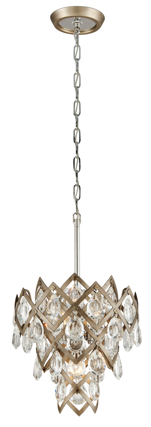 Corbett Lighting - 214-44 - Three Light Pendant - Tiara - Vienna Bronze