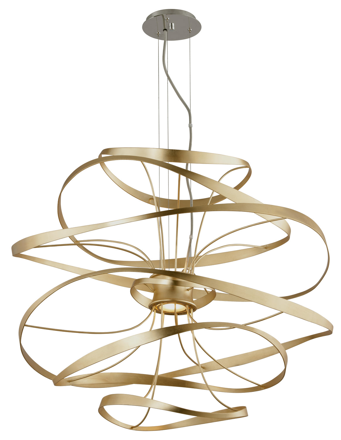 Corbett Lighting - 216-43-GL/SS - LED Chandelier - Calligraphy - Gold Leaf