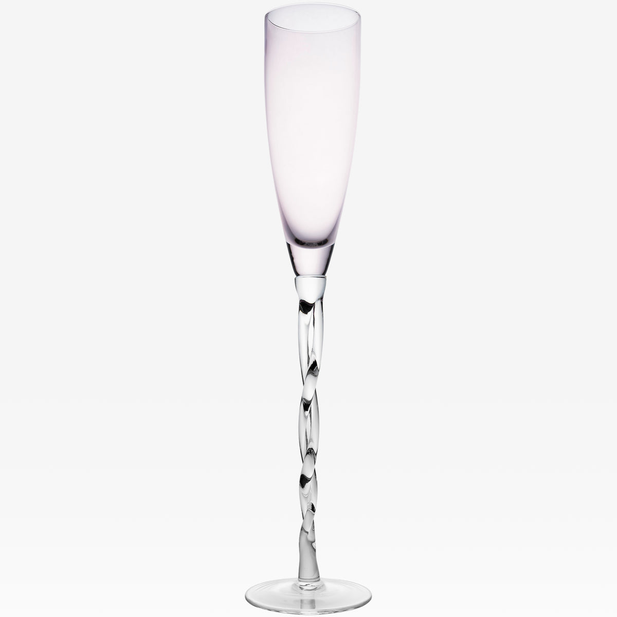 Abigails Adriana Champagne Glass, Pink, Set of 4