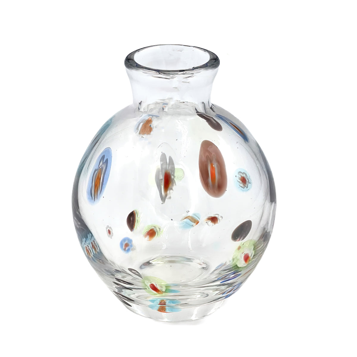 Abigails Torcello Bud Vase, Mille Fiori Dots