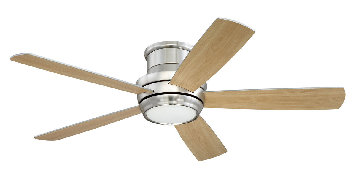Craftmade - TMPH52BNK5 - 52" Ceiling Fan - Tempo Hugger 52" - Brushed Polished Nickel